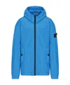 Stone Island Logo-patch Sleeve Jacket In Green