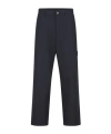 Stone Island Relaxed Fit Trousers Featuring Pockets In Blue