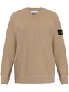 Stone Island Cotton Sweatshirt In Neutrals