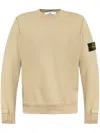 Stone Island Logo-patch Sweater In Neutrals