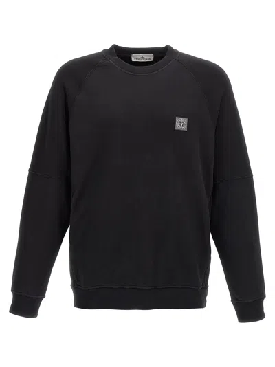 STONE ISLAND STONE ISLAND LOGO PATCH SWEATSHIRT