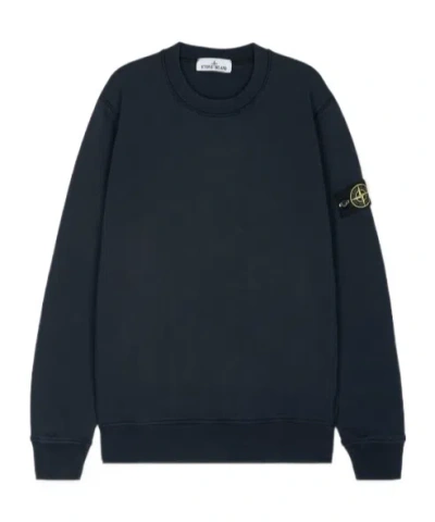 STONE ISLAND STONE ISLAND COMPASS PATCH CREWNECK SWEATSHIRT