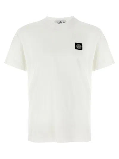 STONE ISLAND LOGO PATCH T-SHIRT