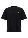 Stone Island Organic Cotton T-shirt In Black