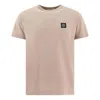 Stone Island Logo Patch T-shirt 'dove Grey' In Neutral