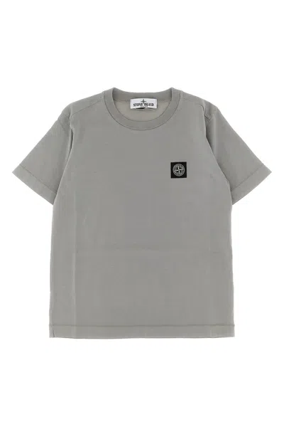 STONE ISLAND LOGO PATCH T-SHIRT