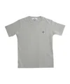 Stone Island Logo-patch T-shirt In Gray