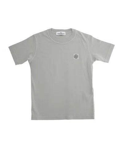 STONE ISLAND LOGO-PATCH T-SHIRT