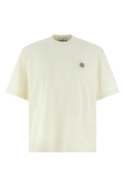 STONE ISLAND LOGO PATCH T-SHIRT