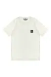 Stone Island Logo Patch T-shirt In White