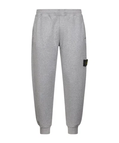 STONE ISLAND STONE ISLAND LOGO PATCH TAPERED-LEG PANTS