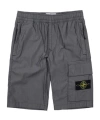 Stone Island Logo-patch Track Shorts In Gray