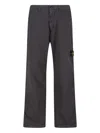 Stone Island Cotton Trousers Clothing In Gray