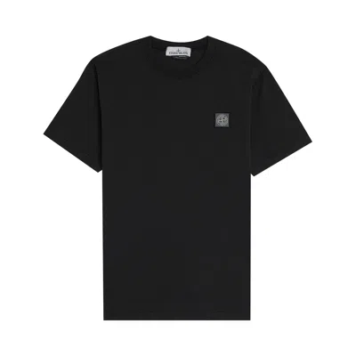 Pre-owned Stone Island Logo Patch T-shirt 'black' | Men's Size L