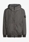 Stone Island Modern Lightweight Giacconi Jacket With Functional Design In Gray