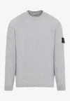 Stone Island 5100056 Lambswool Sweater In Gray