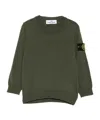 Stone Island Compass-badge Sweatshirt In Green