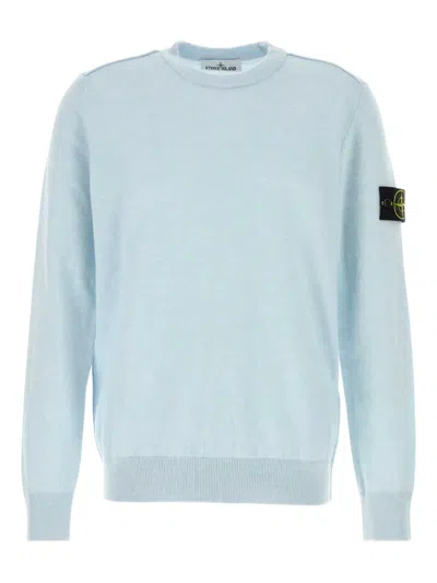 Stone Island 5100052 Crew Neck Sweater Long Sleeves In Blue