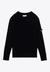 Stone Island 5100045 Light Rws Geelong Wool In Black
