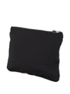 Stone Island Logo-patch Zip-fastening Wallet In Black