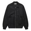 Stone Island Logo Patch Zip Up Bomber Jacket 'black'