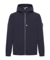 Stone Island Men Soft Shell-r Technology Logo Jacket In Blue