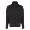 Stone Island Logo Patch Zip-up Jacket 'black'