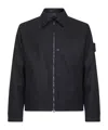 Stone Island Double-slider Zipped Shirt Jacket In Blue