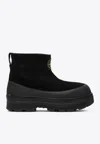 Stone Island Ankle Boot With Vibram Sole For Shock Absorption In Black