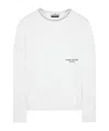 Stone Island Sweatshirt Blanc Coton In White