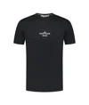 Stone Island Regular Fit Graphic T-shirt With Archivio Print In Black