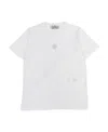 Stone Island Logo-print Cotton T-shirt In White