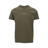Stone Island Logo Print Organic Cotton T-shirt In Militarygreen