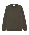 Stone Island Logo-print Sweatshirt In Green