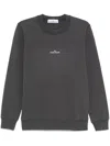 Stone Island Sweatshirt With Industrial Flow Print In Grey