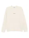 Stone Island Logo-print Sweatshirt In Neutral