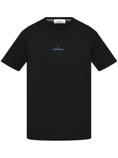 Stone Island T-shirt Logo-print T-shirt Black
