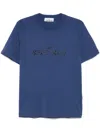 Stone Island Men Short Sleeve T-shirt In Blue