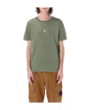 Stone Island Logo-print T-shirt. In Brown