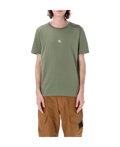 Stone Island Logo-print T-shirt. In Brown