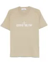 Stone Island Logo-print T-shirt In Neutrals