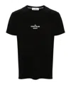 Stone Island Regular Fit Graphic T-shirt With Archivio Print In Black