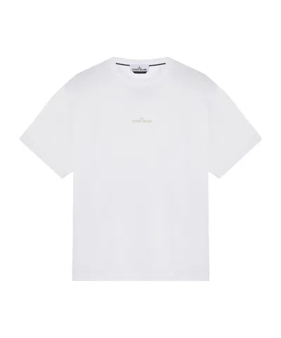 Stone Island Short Sleeve T-shirt White Cotton