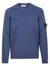 Stone Island Felpa Classica In Blue