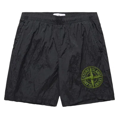 Pre-owned Stone Island Logo Shorts 'black' | Men's Size L