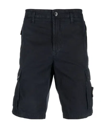 STONE ISLAND LOGO SHORTS