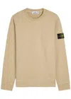 Stone Island Regular-fit Crewneck Sweatshirt With Side Inlays In Neutral
