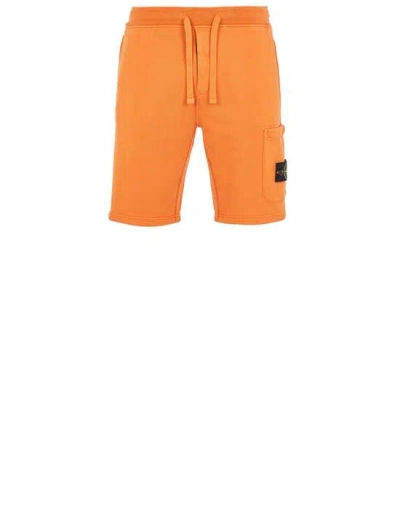 Stone Island Sweatshorts In Beige