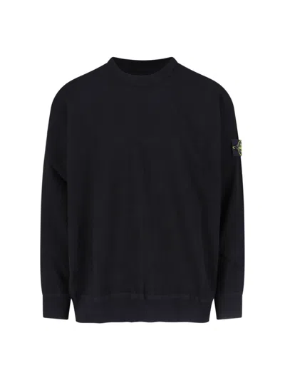 STONE ISLAND LOGO SWEATER