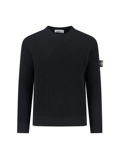 STONE ISLAND LOGO SWEATER